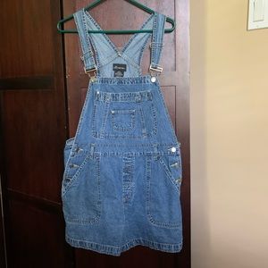 Vintage Denim Overall Shorts